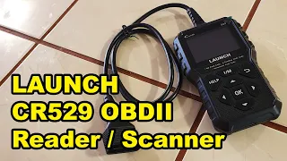 Launch Creader CR529 OBDII Scanner Overview - Kitchen Top Unboxing