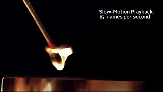 Lighting up a match  (slow motion) - Bonito PRO High speed camera