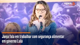 Janja fala em trabalhar com segurança alimentar em governo Lula