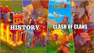 History of clash of clans ! evolution of clash of clans ! since 2012 to 2023 clash of clans