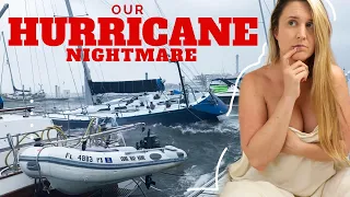 When Nightmares Come True...We Get Hit by a HURRICANE! - Lazy Gecko Sailing VLOG 199