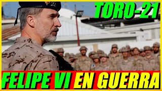 🇪🇸Felipe VI asiste a la SIMULACIÓN DE GUERRA Toro 21🇪🇸