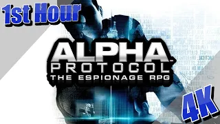 Alpha Protocol - 1st Hour 4k 60fps - No Commentary