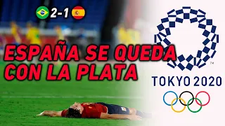 ESPAÑA CAE ANTE BRASIL Y SE QUEDA CON LA PLATA OLÍMPICA | BRASIL 2-1 ESPAÑA