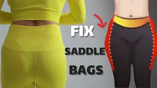 REDUCE YOUR SADDLEBAGS ( FAST AND EASY RESULTS - 2 Week Workout Challenge ) I Outer Thigh fat