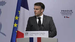 Macron urges Ukraine's allies not to be 'cowards' | AFP