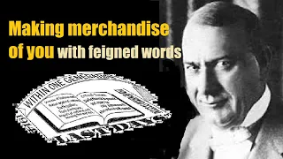 ExJW Bethelite -- How Rutherford "made merchandise" of JWs with mangled prophecy, e.g. Matthew 24:14
