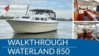 Walkthrough Waterland 850 | Schepenkring jachtmakelaars | Krekelberg Nautic