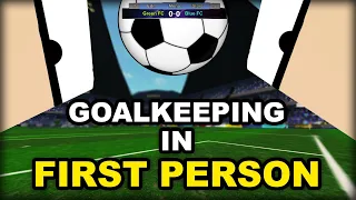 Goalkeeping in FIRST PERSON in TPS: Ultimate Soccer | Roblox Soccer/Football