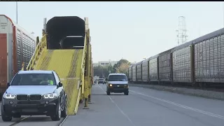 Unloading Rail Cars