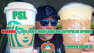 Starbucks® Pumpkin Spice Latte & Pumpkin Cream Cold Brew Review! 🎃☕ | theendorsement