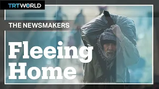 Why are record-breaking numbers of people fleeing their homes?