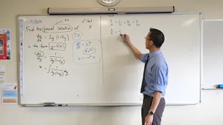 Differential Equation in terms of Dependent Variable (1 of 2: Partial Fractions)