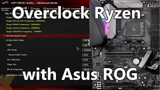 Overclocking Ryzen with an Asus ROG Motherboard (BIOS settings overview) Pt 1