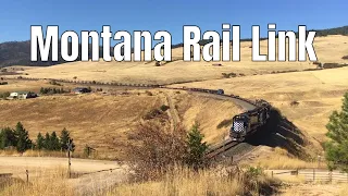 Montana Rail Link SD70ACE Action - Classic EMD Locomotives - Sept 2017