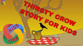 Short moral stories for kids | The thirsty crow