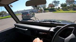 1991 Toyota Land Cruiser HJZ73 Driving POV