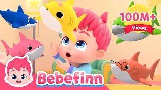 Five Little Sharks 🦈 | EP39 | Baby Shark Doo Doo Doo | Bebefinn Songs for Kids | Nursery Rhymes