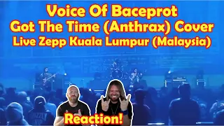 Musicians react to hearing Voice Of Baceprot-Got The Time (Anthrax) Cover | Live Zepp Kuala Lumpur.