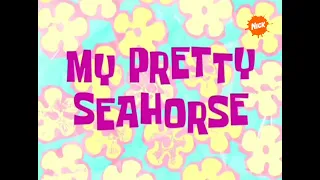 SpongeBob Title Card - My Pretty Seahorse (European Spanish)