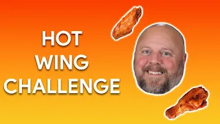 Mr. Upton takes on a Hot Wing Challenge