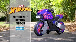 6V Spider Man Motorcycle Ride On