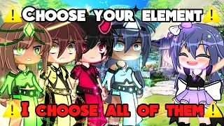 🔥Choose your element💧[MEME]🍬||🍭MLB🍋Gacha Club//Gacha Life Mini Movie🍡GCMM×GLMM