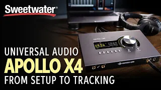 Universal Audio Apollo x4 Set Up and Recording Demo