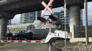 Very long CN train in new Westminster