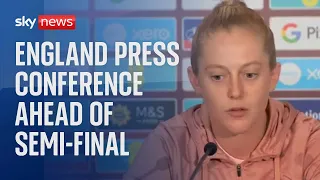 Lioness Keira Walsh press conference ahead of World Cup semi-final