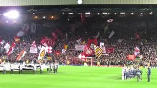 You'll Never Walk Alone and Champions League Anthem