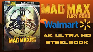 Mad Max Fury Road Walmart Exclusive 4K Ultra HD Blu-ray Limited Edition Steelbook