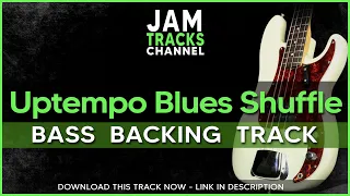 Bass Backing Track : Uptempo Blues Shuffle in A