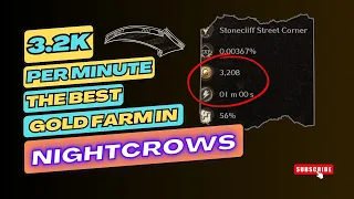 3200 GOLD PER MINUTE IN NIGHTCROWS | THE BEST PLACE TO FARM GOLD IN NIGHTCROWS | TAGALOG | NIGHTCROW