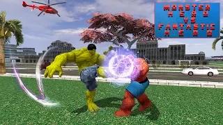 Monster Hero VS Fantastic Hero - The hulk vs the thing