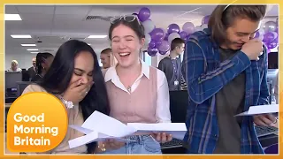 Students Open A Level Results Live On GMB  | Good Morning Britain