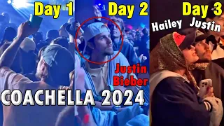 Justin Bieber and Hailey Bieber spotted at Coachella Valley Music and Arts in Indio, California