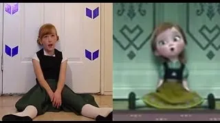 Do You Want To Build a Snowman? - Frozen Cover Little Anna In Real Life