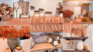 🍁NEW🍁 COZY FALL 2023 KITCHEN DECORATE WITH ME | BUDGET KITCHEN MAKEOVER DIY