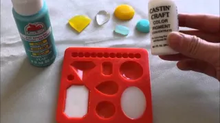 Experiment! Does using acrylic paint work in resin?