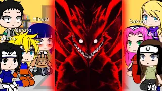 Top 4 ✨Sala do Naruto reagindo a rap da Kurama ✨| Melhor vidéos Naruto reagindo ⚠️Ler a descrição⚠️