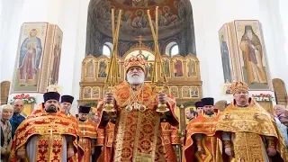 Божественная литургия в Неделю 5-ю по Пасхе о самаряныне возглавляемая  митрополитом Минским Павлом
