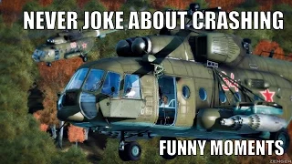 Never joke about crashing - ARMA 3 Funny Moments