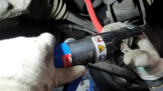 Ремонт силового кабеля клеммы аккумулятора BMW