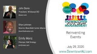 Downtown Management Forum: Reinventing Events