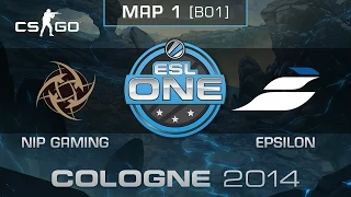 NiP Gaming vs. Epsilon eSports - ESL One Cologne 2014 - Group A - CS:GO