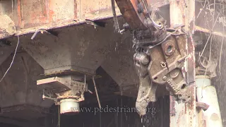 Heating Plant Demo 16:  Center Coal Bin