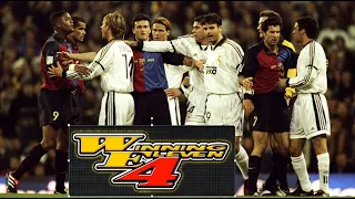 WINNING ELEVEN 4 (ISS) by gKy (EL CLASICO) BARCELONA - REAL MADRID 1999-00 2nd 2 DIFFERENT GOALS