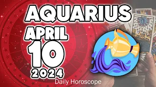 𝐀𝐪𝐮𝐚𝐫𝐢𝐮𝐬 ♒ ⚠️𝐓𝐑𝐄𝐌𝐄𝐍𝐃𝐀 𝐍𝐎𝐓 𝐈𝐓 𝐈𝐒 𝐕𝐄𝐑𝐘 𝐒𝐓𝐑𝐎𝐍𝐆😱🍀 𝐇𝐨𝐫𝐨𝐬𝐜𝐨𝐩𝐞 𝐟𝐨𝐫 𝐭𝐨𝐝𝐚𝐲 APRIL 10 𝟐𝟎𝟐𝟒 🔮#horoscope  #tarot