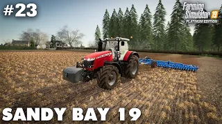 Sandy Bay #23 Spring Field Work, Farming Simulator 19 Timelapse, Seasons